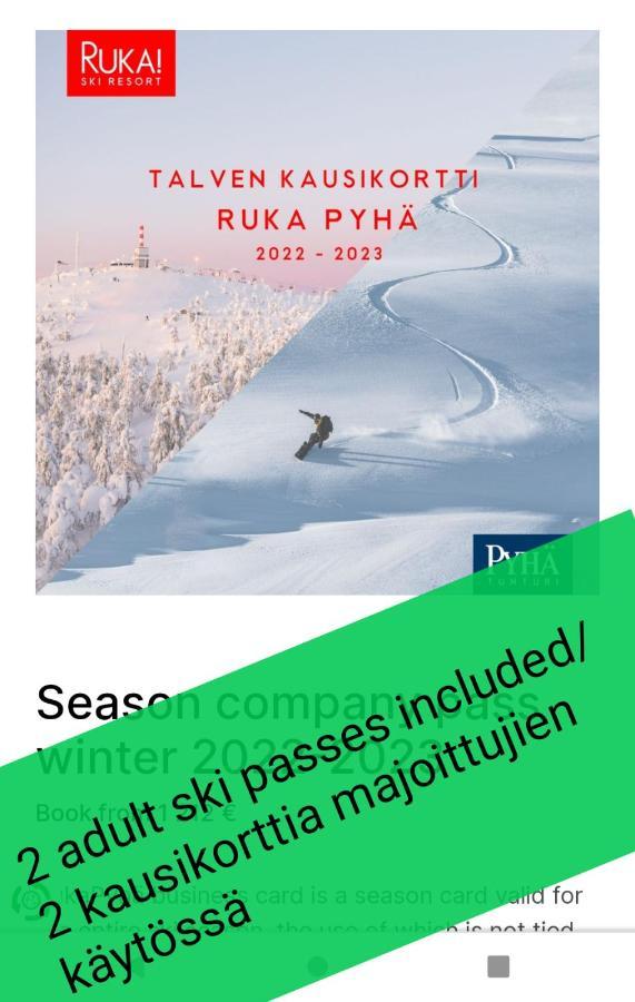 Ruka Kieraevae With Ski Tickets Kuusamo Esterno foto